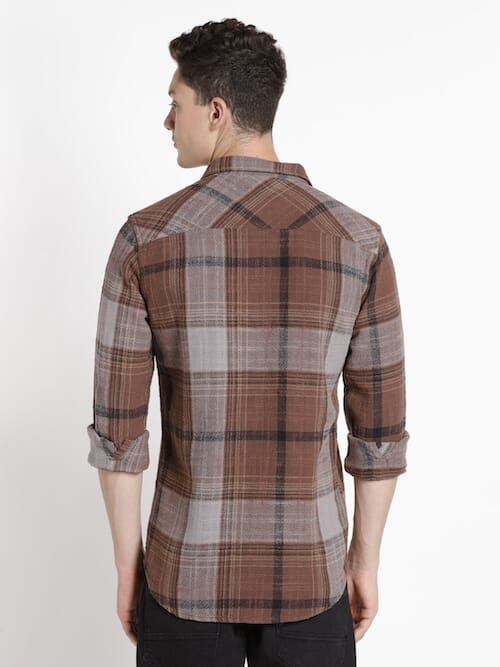 ODCC 2POCKET CHECK SHIRT F/S RN0035 – photo 5
