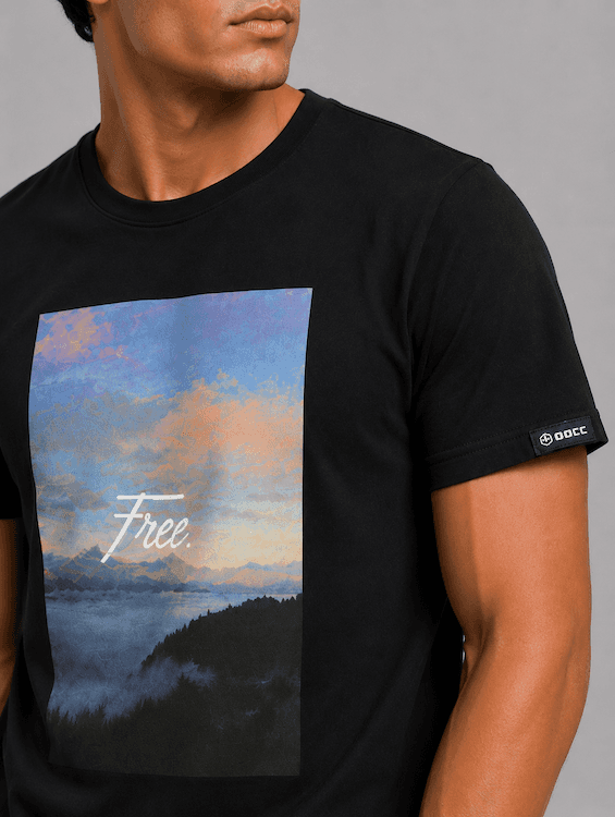 ODCC ROUND NECK PRINTED HALF SELEEVS T02534 – photo 3