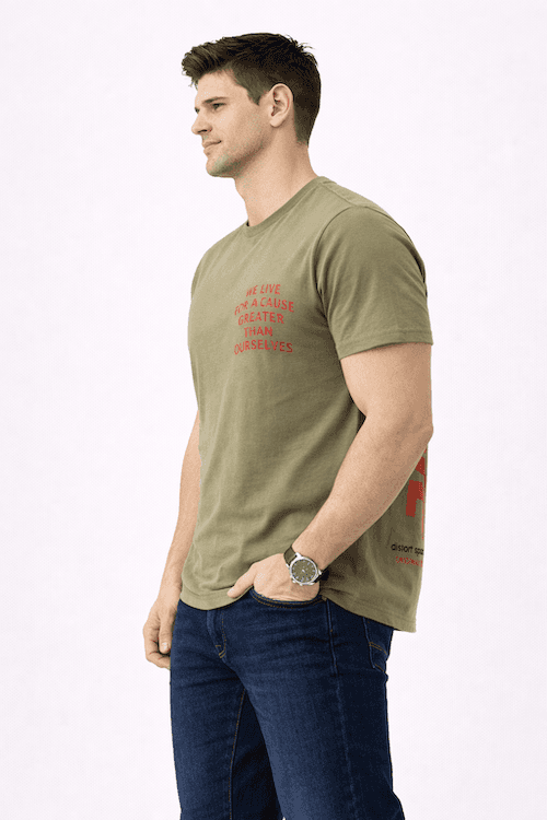 ODCC ROUND NECK PRINTED HALF SELEEVS T02515 – photo 4