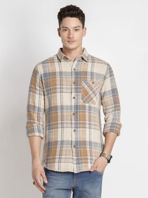 ODCC 1POCKET CHECK SHIRT F/S RN0038 – photo 6