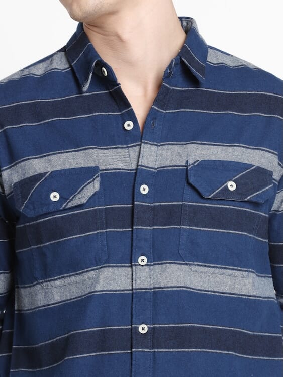 ODCC H STRIPES   SHIRT F/S RN0027 – photo 3