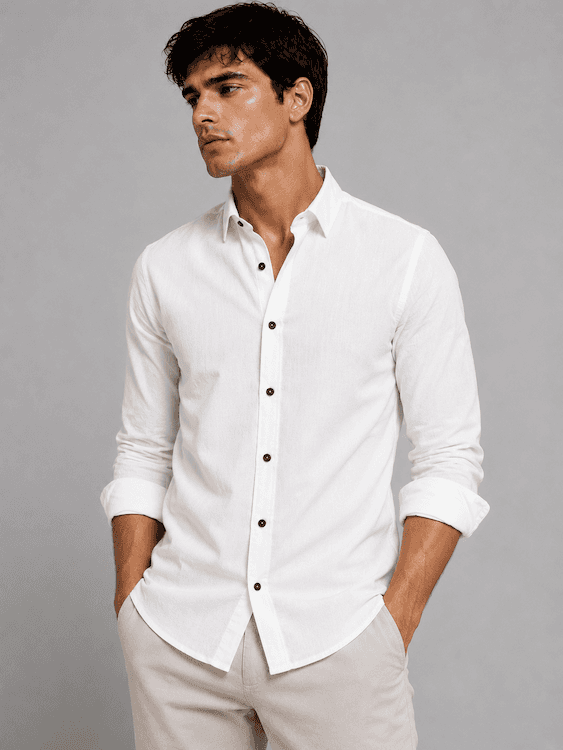 ODCC PLAIN SHIRT FULL SELEEVS  YM0801 – photo 4