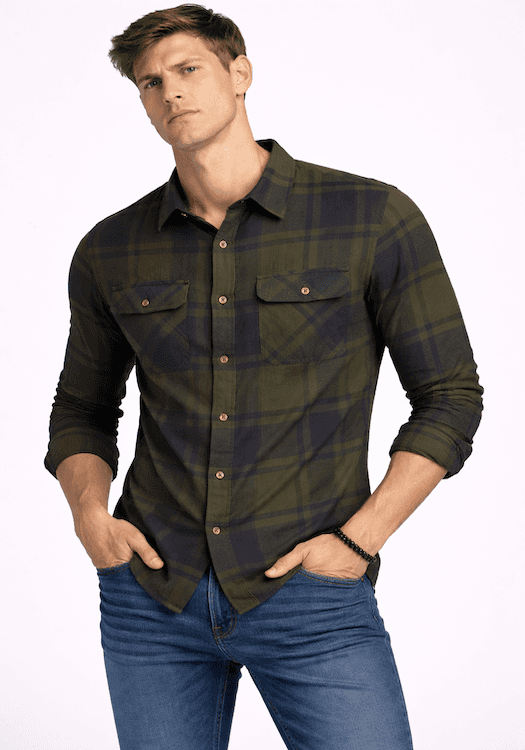 ODCC 2 Pocket Flap Checkered Full Sleeve Shirt YM0783 – photo 1