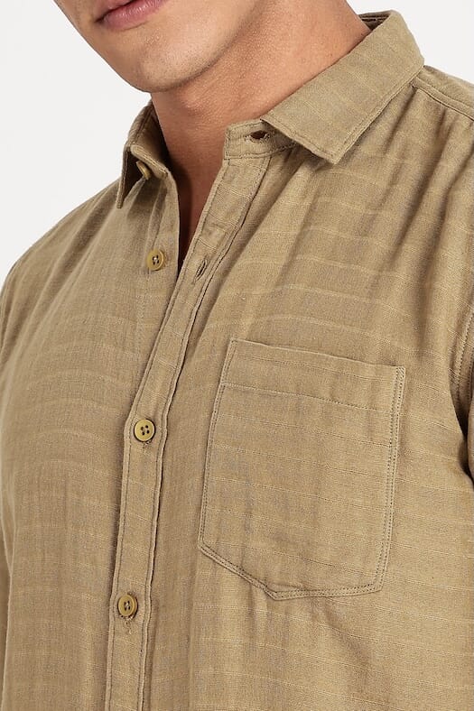 ODCC 1 POCKET TEXTURED SHIRT F/S RN0048