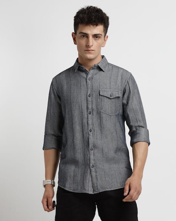ODCC Herringbone  SHIRT F/S RN0028 – photo 1