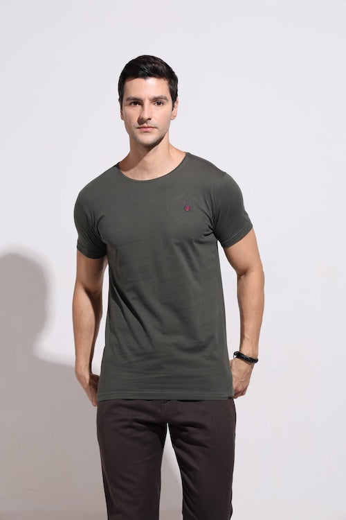 ODCC PLAIN ROUND NECK H/S T02402