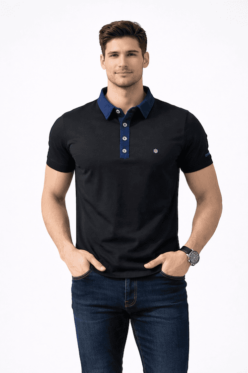 ODCC DENIM COLLAR H/S T02511 – photo 3