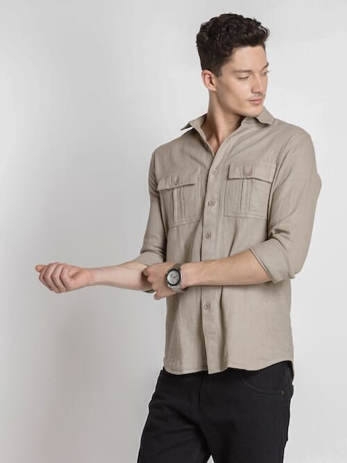 ODCC PLAIN  SHIRT F/S YM0688 – photo 4