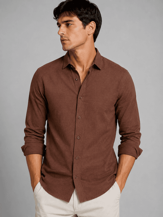 ODCC PLAIN SHIRT FULL SELEEVS  YM0798 – photo 1
