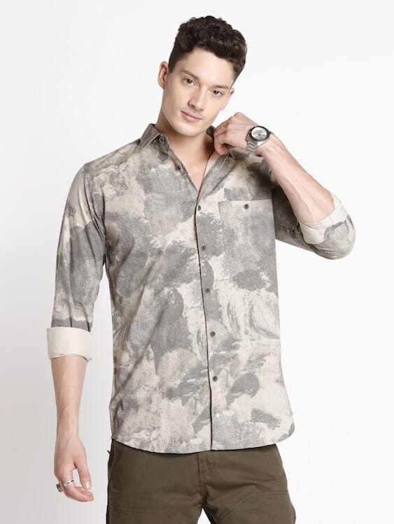 ODCC PRINTED  SHIRT F/S YM0684