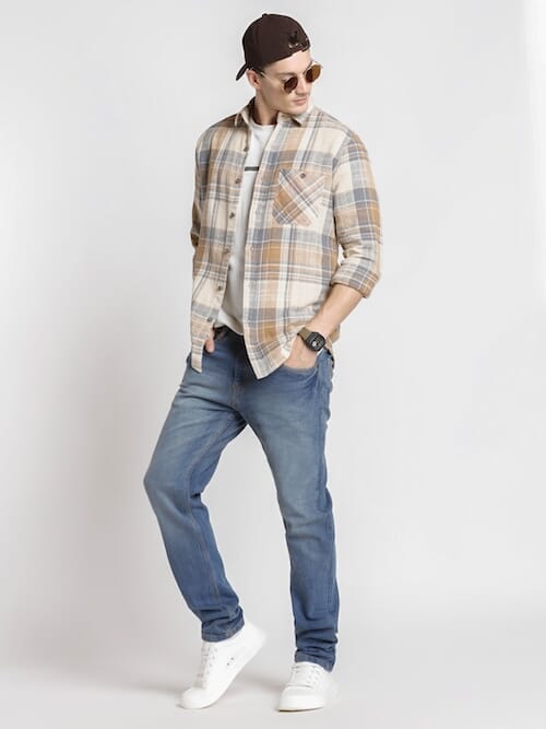 ODCC 1POCKET CHECK SHIRT F/S RN0038 – photo 1