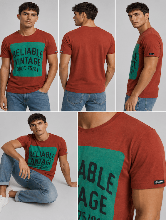 ODCC ROUND NECK PRINTED HALF SELEEVS T02531 – photo 6