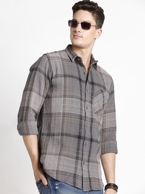 ODCC 1POCKET CHECK SHIRT F/S RN0037 – photo 7