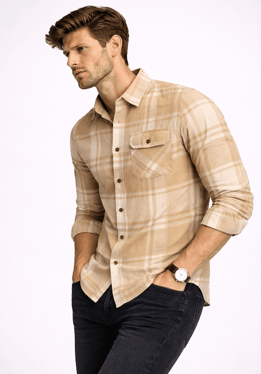 ODCC 1 Pocket Checkered Full Sleeve Shirt YM0790 – photo 2