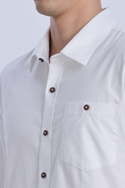 ODCC PLAIN SHIRT F/S YM0701 – photo 4