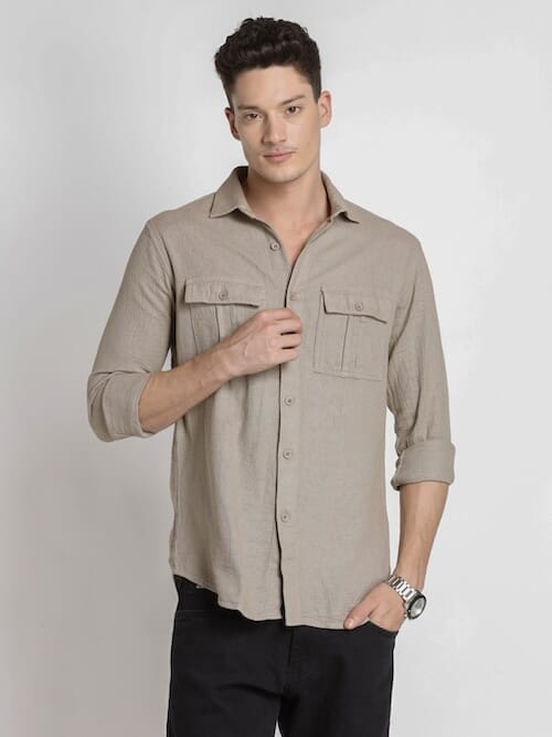 ODCC PLAIN  SHIRT F/S YM0688
