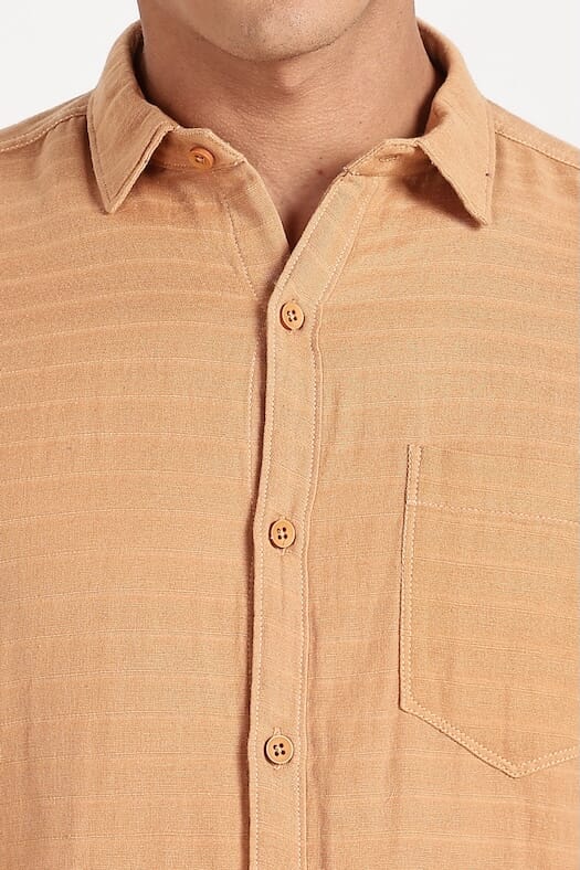 ODCC 1 POCKET TEXTURED SHIRT F/S RN0049