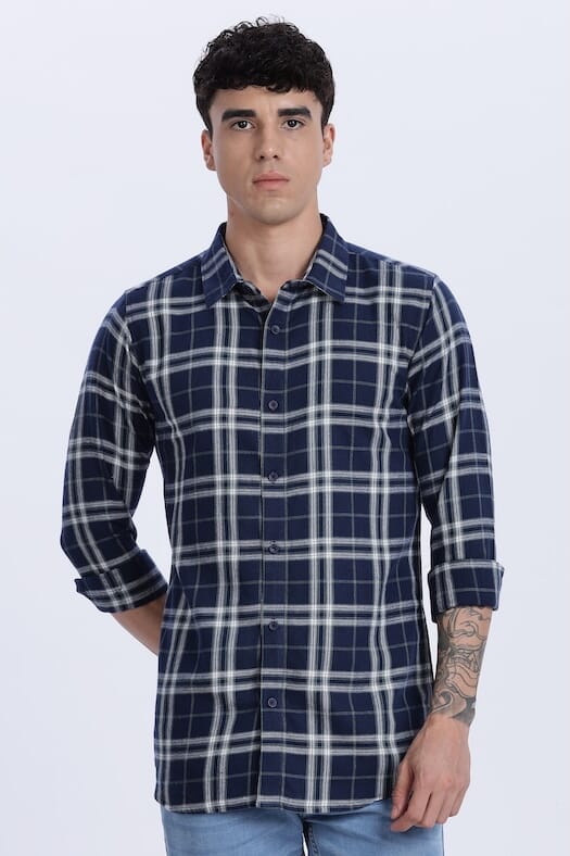 ODCC CHECKS SHIRT F/S YM0710