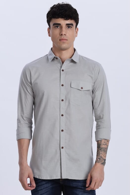 ODCC PLAIN SHIRT F/S YM0694