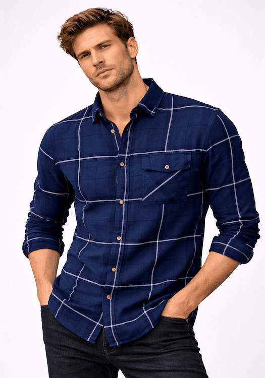 ODCC 1 Pocket Checkered Full Sleeve Shirt YM0784 – photo 1