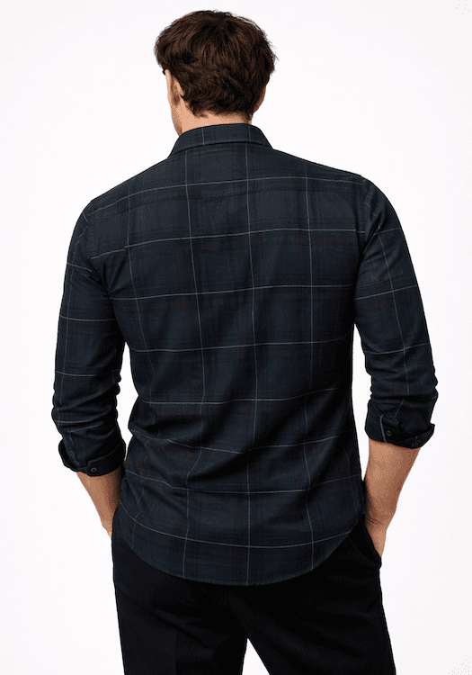 ODCC 2 Pocket Flap Checkered Full Sleeve Shirt YM0757 – photo 3