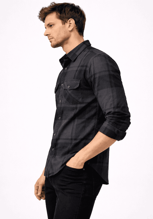 ODCC 2 Pocket Flap Checkered Full Sleeve Shirt YM0786 – photo 3