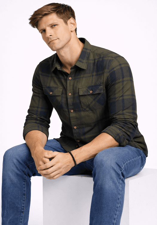 ODCC 2 Pocket Flap Checkered Full Sleeve Shirt YM0783 – photo 4