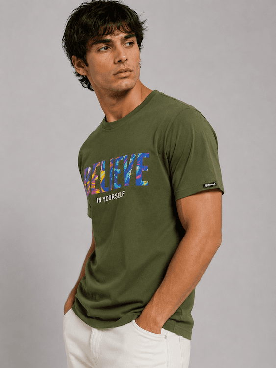 ODCC ROUND NECK PRINTED HALF SELEEVS T02538 – photo 7