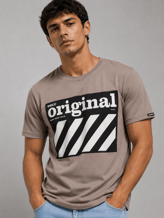 ODCC ROUND NECK PRINTED HALF SELEEVS T02532 – photo 4