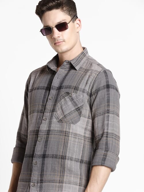 ODCC 1POCKET CHECK SHIRT F/S RN0037 – photo 8