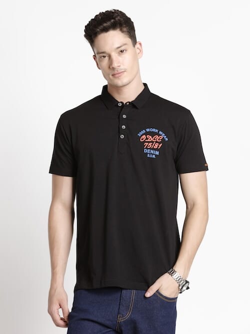 ODCC COLLAR PRINTED H/S T02343B