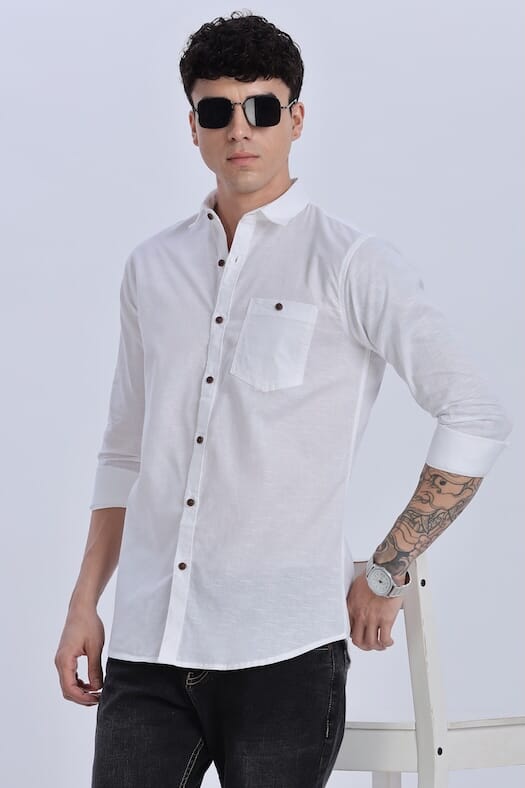 ODCC PLAIN SHIRT F/S YM0696 – photo 3