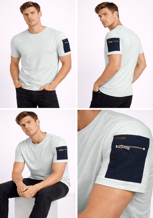 ODCC ROUND NECK WITH POCKET SLEEVES H/S T02477 – photo 6