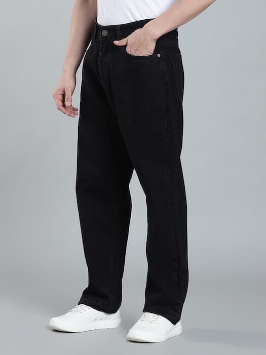 ODCC BAGGY FIT BLACK DENIM J1760 – photo 2