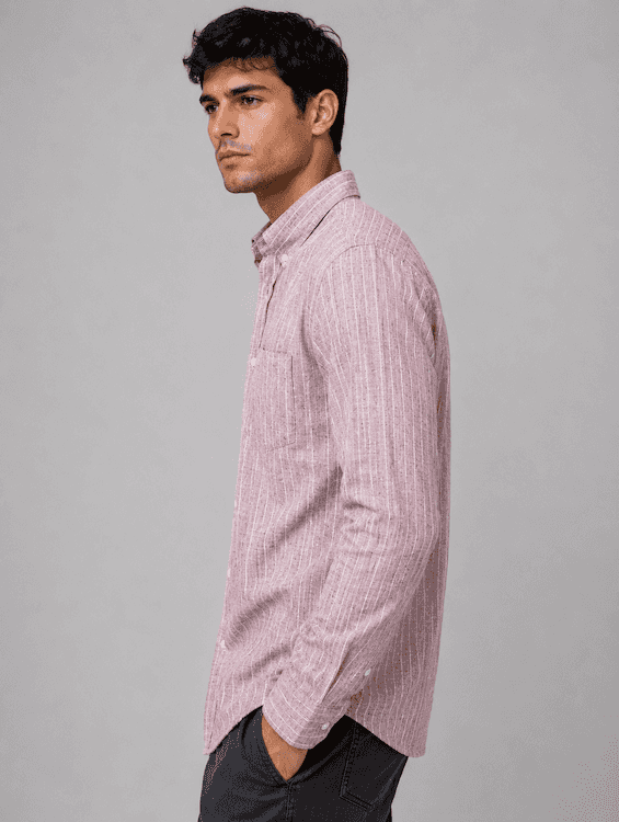 ODCC Pink Stripe Cotton Shirt RG1006 – photo 3