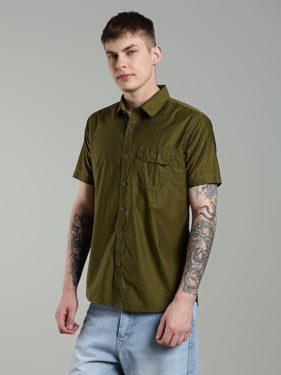 ODCC 1POCKET  SHIRT H/S YM0733 – photo 4