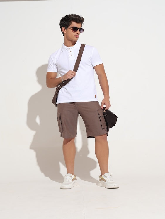 ODCC LINEN CARGO  SHORTS T02421 – photo 6