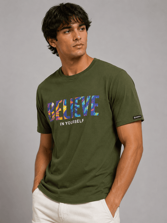 ODCC ROUND NECK PRINTED HALF SELEEVS T02538 – photo 4