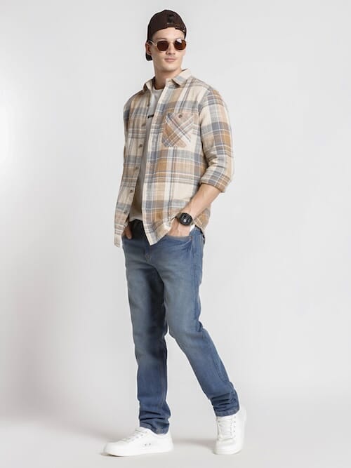 ODCC 1POCKET CHECK SHIRT F/S RN0038 – photo 2