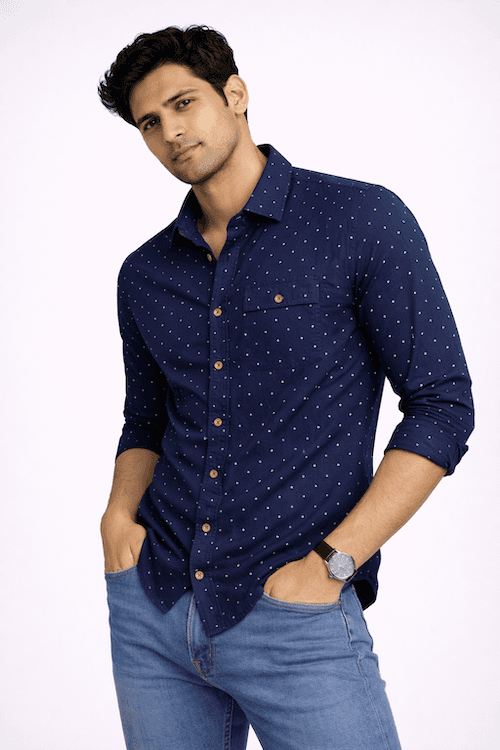 ODCC PRINTED  SHIRT FULL SELEEVS YM0794 – photo 2