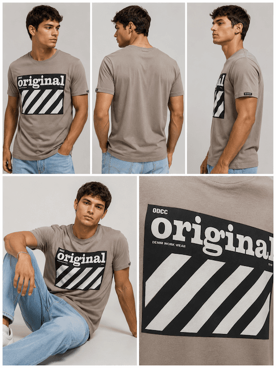 ODCC ROUND NECK PRINTED HALF SELEEVS T02532 – photo 7