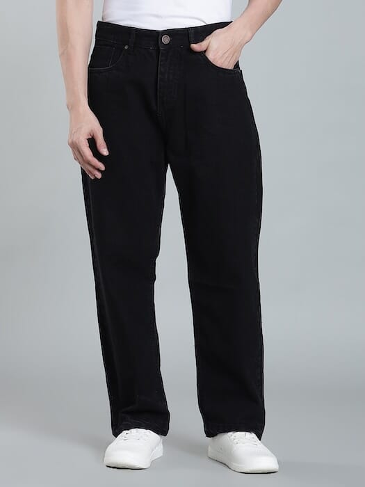 ODCC BAGGY FIT BLACK DENIM J1760 – photo 1