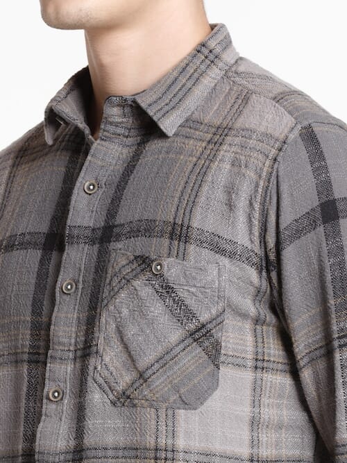 ODCC 1POCKET CHECK SHIRT F/S RN0037 – photo 3