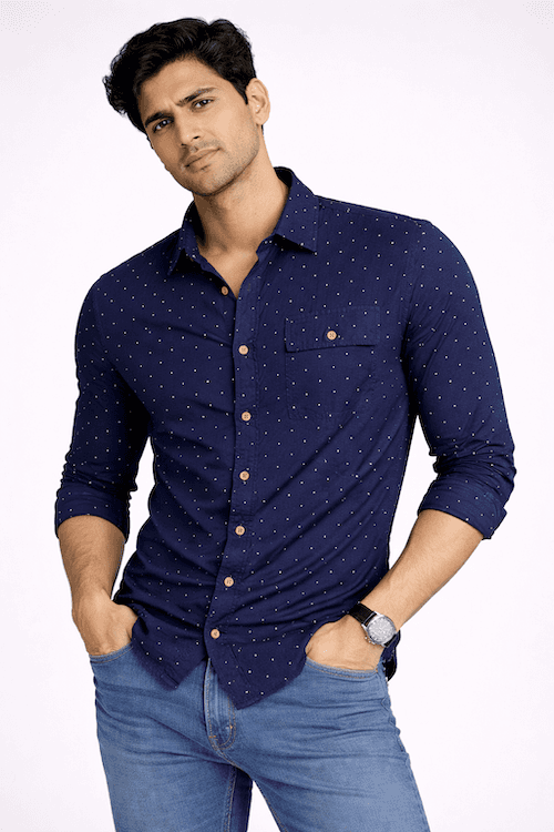 ODCC PRINTED  SHIRT FULL SELEEVS YM0794 – photo 1