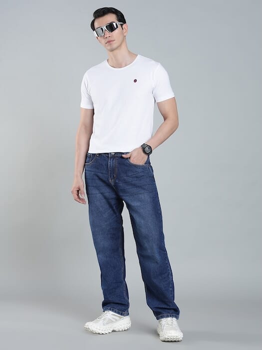 ODCC BAGGY DARK BLUE DENIM J1756 – photo 5