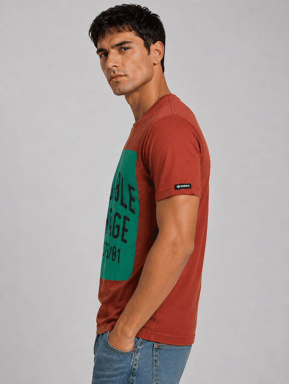 ODCC ROUND NECK PRINTED HALF SELEEVS T02531 – photo 3