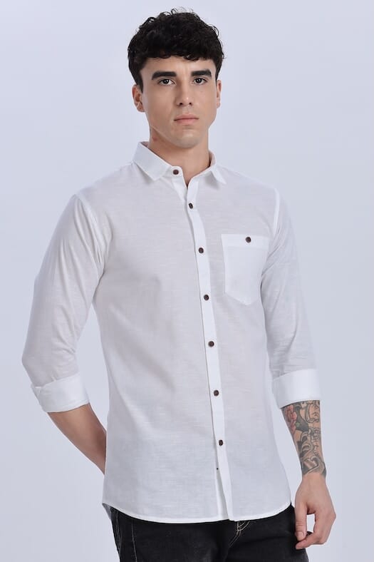 ODCC PLAIN SHIRT F/S YM0696 – photo 5