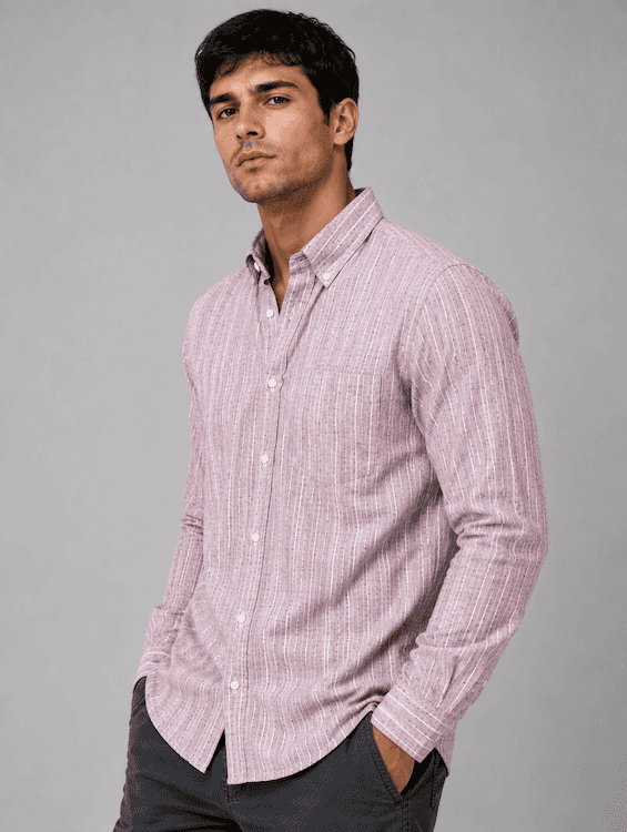 ODCC Pink Stripe Cotton Shirt RG1006 – photo 4