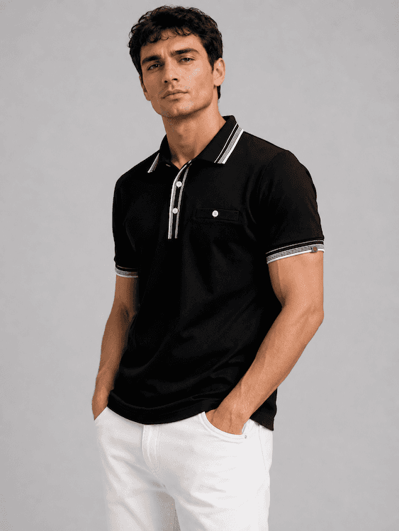 ODCC COLLAR HALF SLEEVES T02556 – photo 2