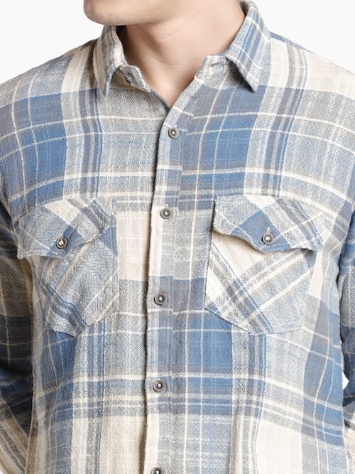 ODCC 2POCKET CHECK SHIRT F/S RN0036 – photo 6